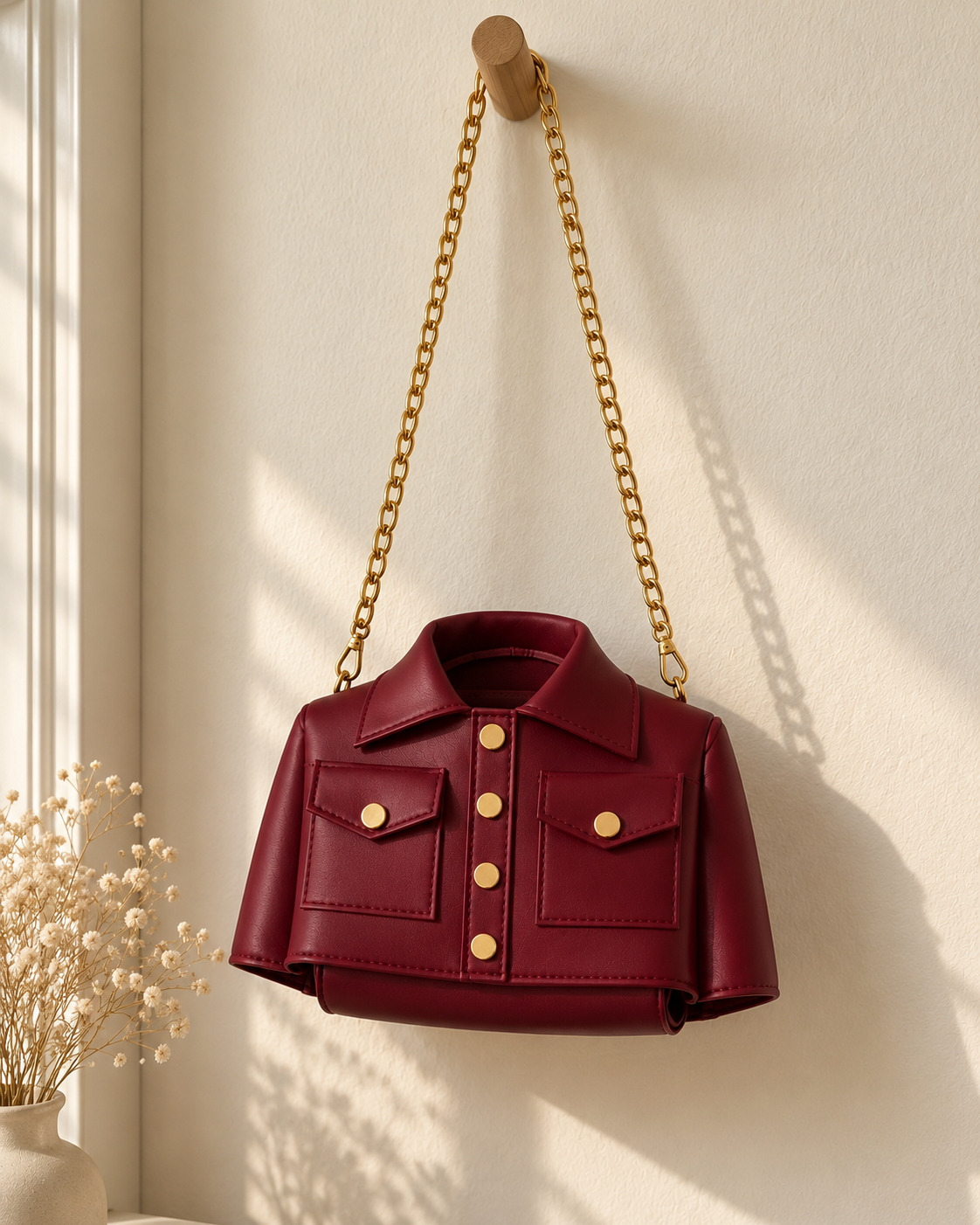 The Jacket Bag- Red - Image 4