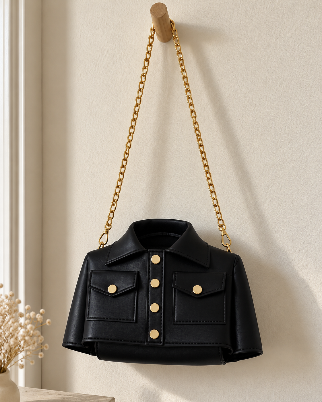 The Jacket Bag- Black
