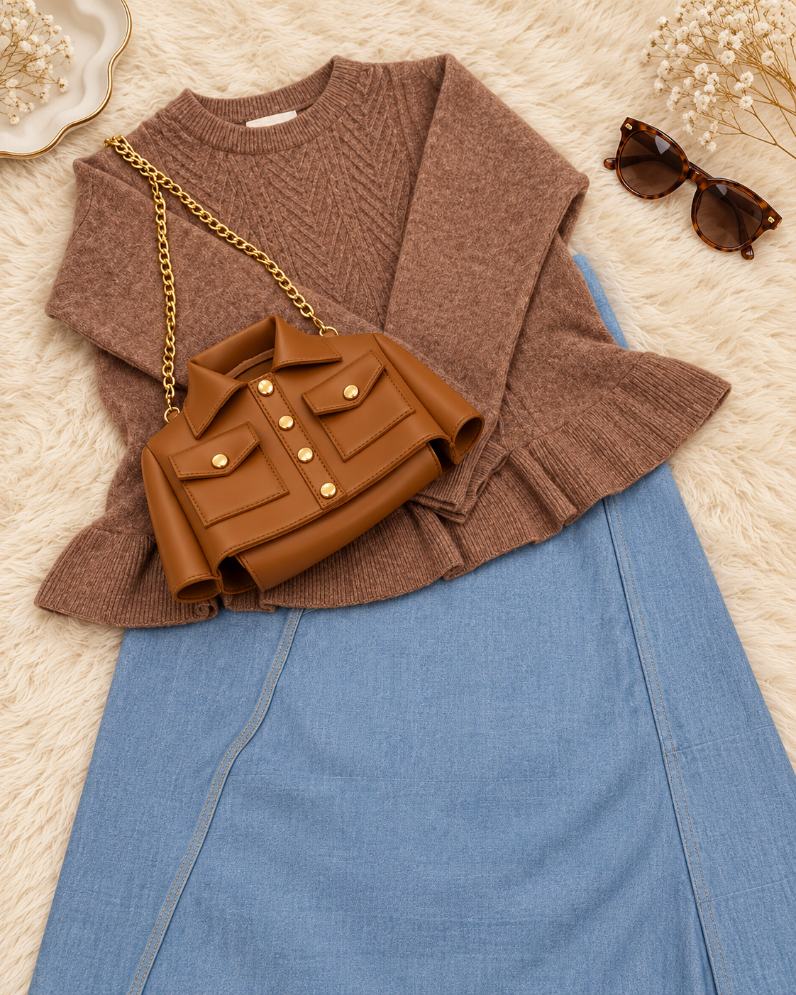 The Jacket Bag- Brown