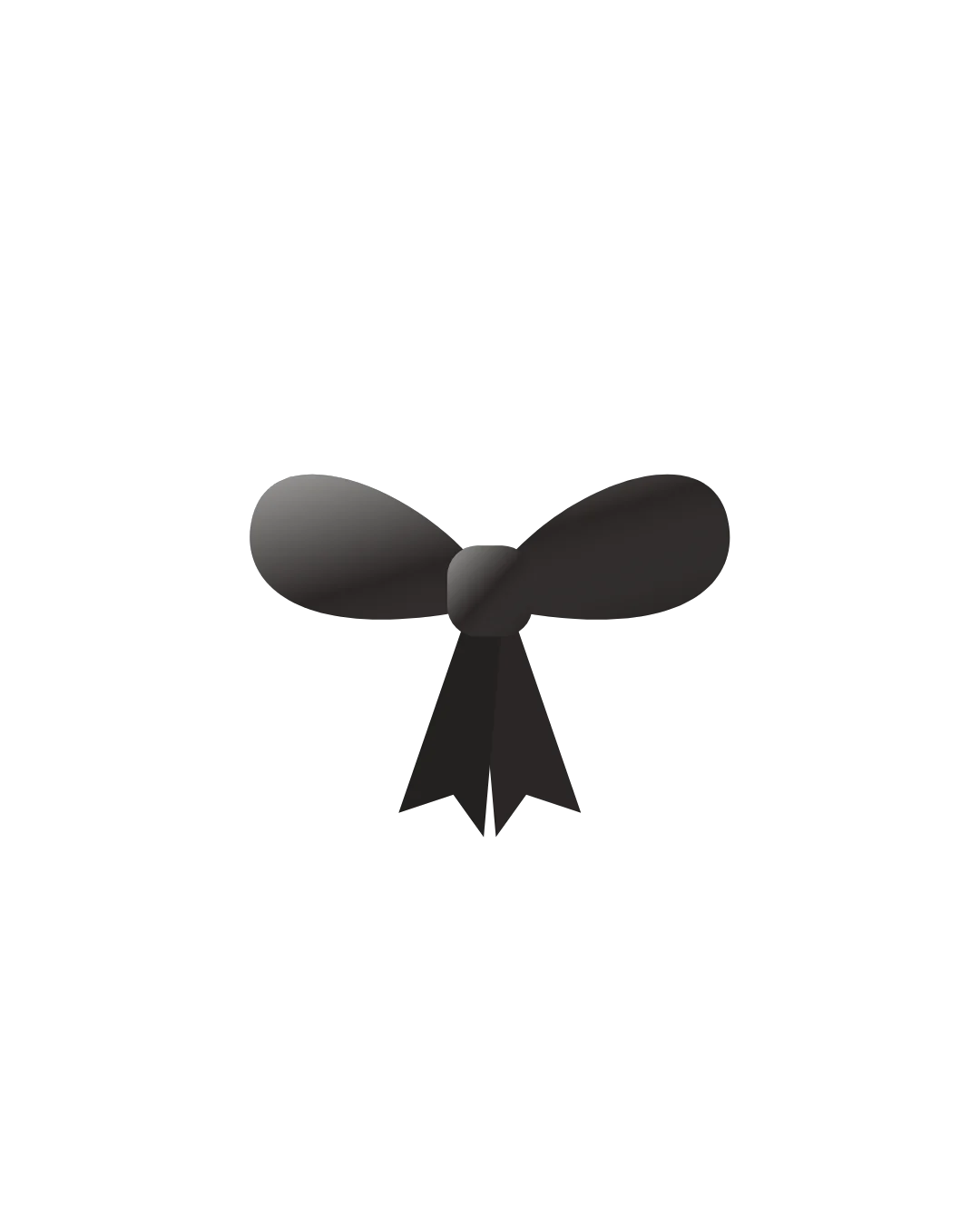 Satin Bow Clip