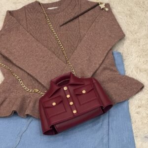 The Jacket Bag- Red